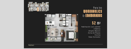 POLITAN BY THE YARD – PARA LOS WORKAHOLICS & ENAMORADOS 52 m2