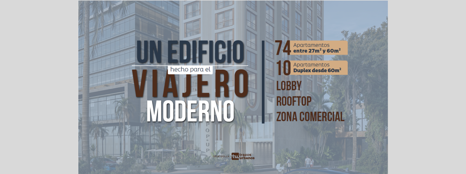 POP UP LIVING Barranquilla Tipo 1 de 32 m²