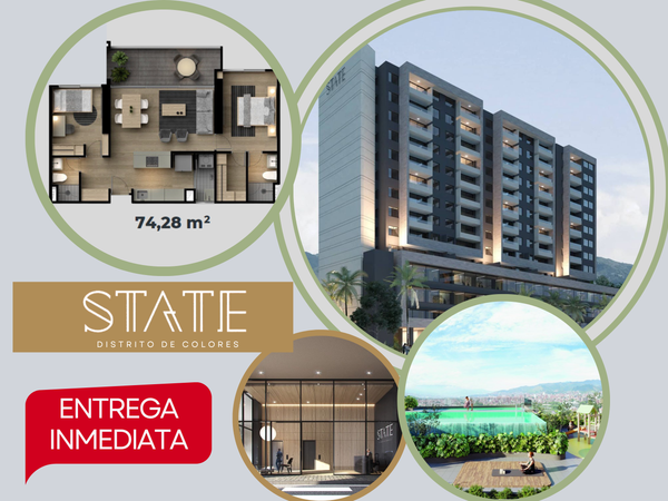 STATE DISTRITO DE COLORES. APARTAMENTO 74.28 m²