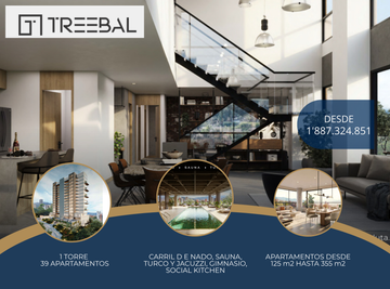 TREEBAL, APARTAMENTO DE 232.25 m²