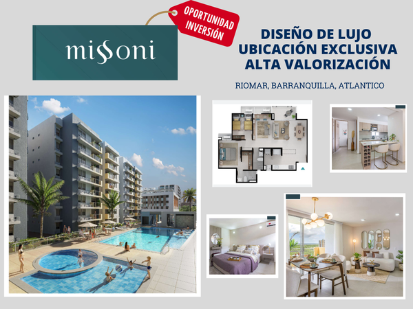 Apartamento Tipo C - Missoni Barranquilla 67.24 m²
