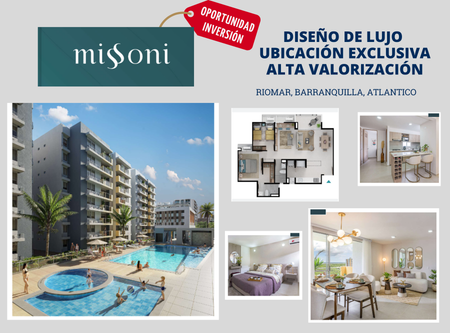 Apartamento Tipo C - Missoni Barranquilla 67.24 m²