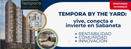 TEMPORA BY THE YARD: VIVE, CONECTA E INVIERTE EN SABANETA 48.97 m²