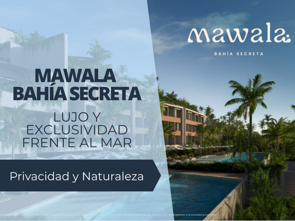 MAWALA – BAHÍA SECRETA: LUJO Y EXCLUSIVIDAD FRENTE AL MAR 32.96 m²